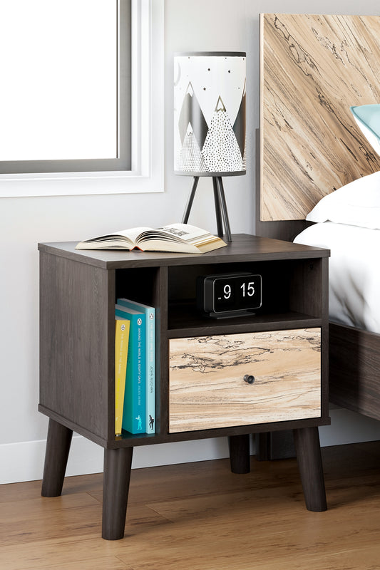 Piperton One Drawer Night Stand Milwaukee Furniture of Chicago - Furniture Store in Chicago Serving Humbolt Park, Roscoe Village, Avondale, & Homan Square