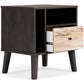 Piperton One Drawer Night Stand Milwaukee Furniture of Chicago - Furniture Store in Chicago Serving Humbolt Park, Roscoe Village, Avondale, & Homan Square