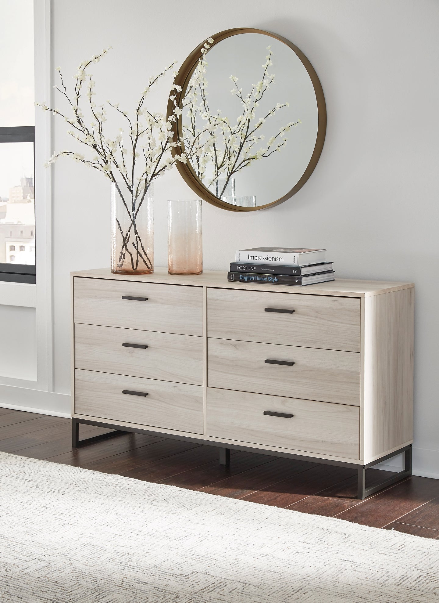 Socalle Six Drawer Dresser Milwaukee Furniture of Chicago - Furniture Store in Chicago Serving Humbolt Park, Roscoe Village, Avondale, & Homan Square