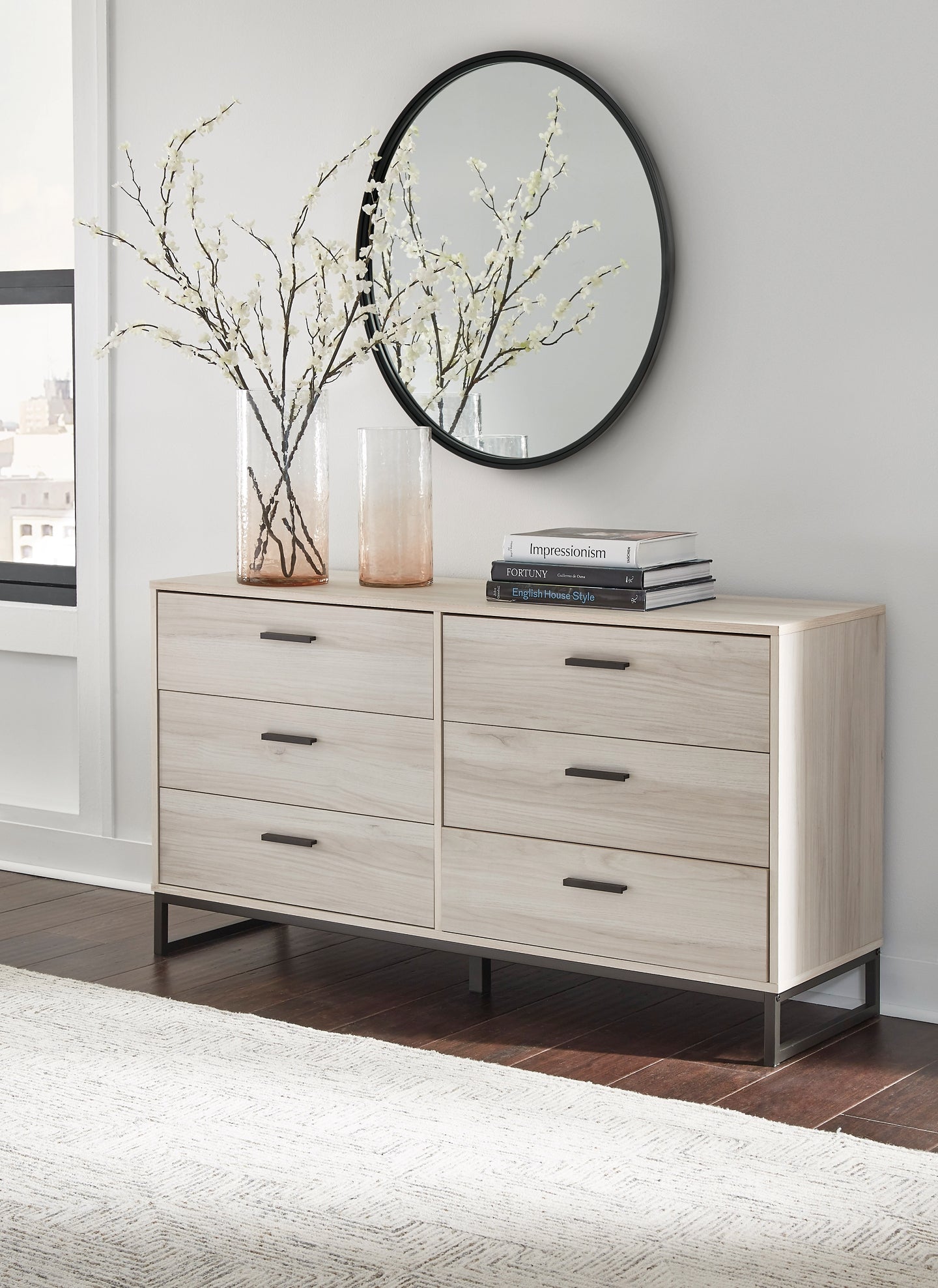 Socalle Six Drawer Dresser Milwaukee Furniture of Chicago - Furniture Store in Chicago Serving Humbolt Park, Roscoe Village, Avondale, & Homan Square