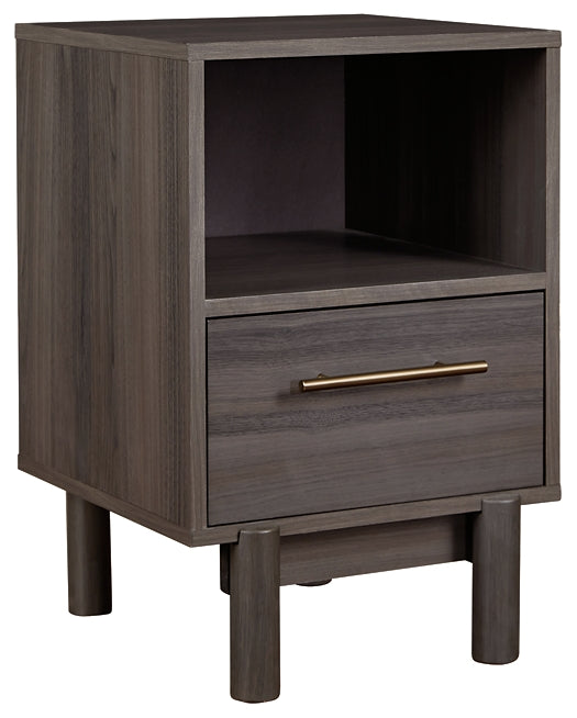 Brymont One Drawer Night Stand Milwaukee Furniture of Chicago - Furniture Store in Chicago Serving Humbolt Park, Roscoe Village, Avondale, & Homan Square