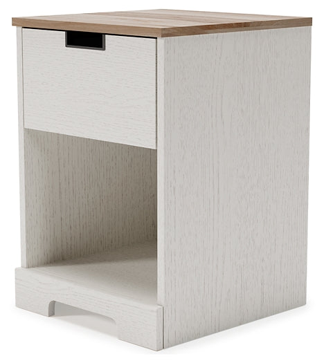 Vaibryn One Drawer Night Stand Milwaukee Furniture of Chicago - Furniture Store in Chicago Serving Humbolt Park, Roscoe Village, Avondale, & Homan Square