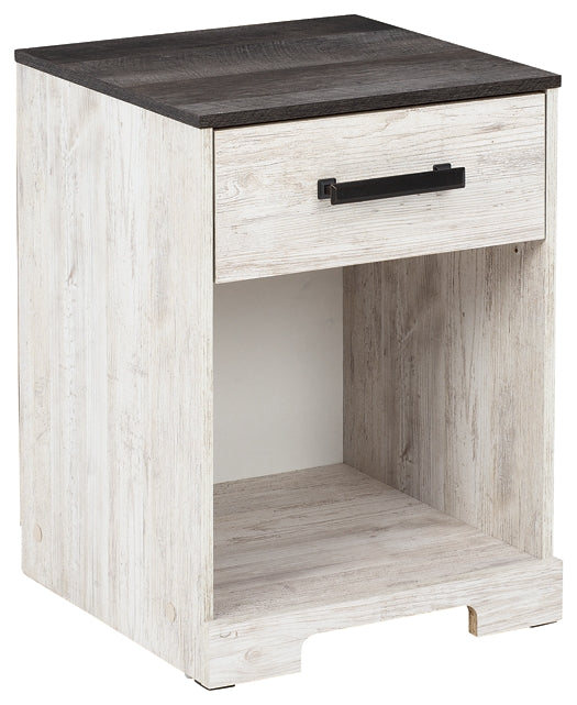 Shawburn One Drawer Night Stand Milwaukee Furniture of Chicago - Furniture Store in Chicago Serving Humbolt Park, Roscoe Village, Avondale, & Homan Square