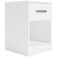 Flannia One Drawer Night Stand Milwaukee Furniture of Chicago - Furniture Store in Chicago Serving Humbolt Park, Roscoe Village, Avondale, & Homan Square