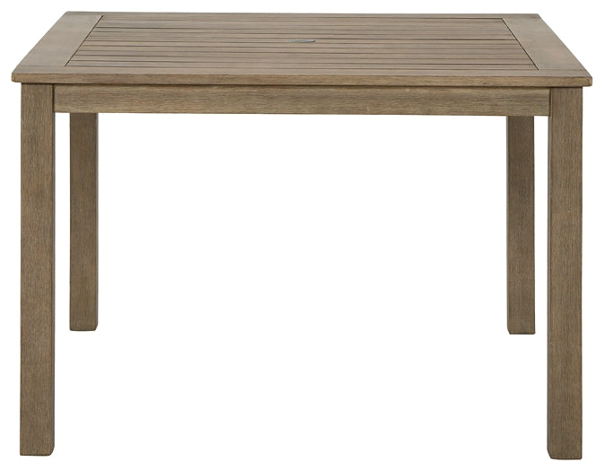 Aria Plains Square Dining Table w/UMB OPT Milwaukee Furniture of Chicago - Furniture Store in Chicago Serving Humbolt Park, Roscoe Village, Avondale, & Homan Square