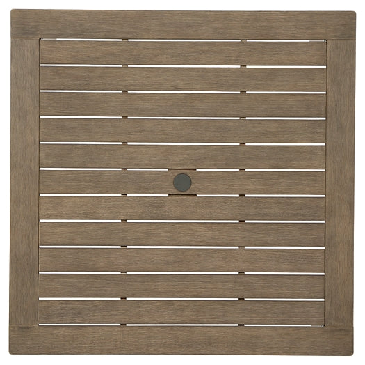 Aria Plains Square Dining Table w/UMB OPT Milwaukee Furniture of Chicago - Furniture Store in Chicago Serving Humbolt Park, Roscoe Village, Avondale, & Homan Square
