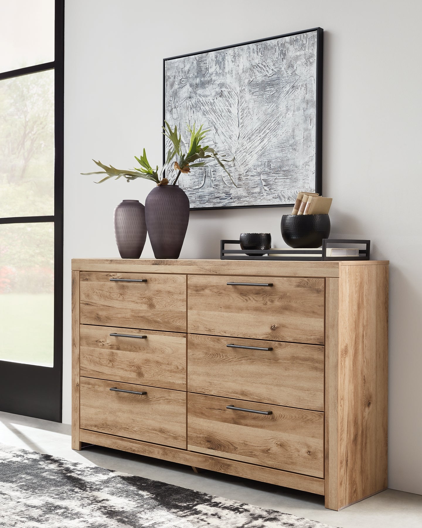 Hyanna Six Drawer Dresser Milwaukee Furniture of Chicago - Furniture Store in Chicago Serving Humbolt Park, Roscoe Village, Avondale, & Homan Square