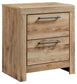 Hyanna Two Drawer Night Stand Milwaukee Furniture of Chicago - Furniture Store in Chicago Serving Humbolt Park, Roscoe Village, Avondale, & Homan Square