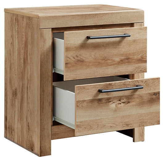 Hyanna Two Drawer Night Stand Milwaukee Furniture of Chicago - Furniture Store in Chicago Serving Humbolt Park, Roscoe Village, Avondale, & Homan Square
