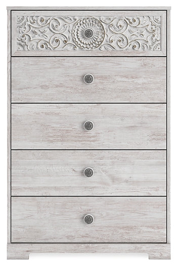 Paxberry Five Drawer Chest Milwaukee Furniture of Chicago - Furniture Store in Chicago Serving Humbolt Park, Roscoe Village, Avondale, & Homan Square