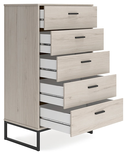 Socalle Five Drawer Chest Milwaukee Furniture of Chicago - Furniture Store in Chicago Serving Humbolt Park, Roscoe Village, Avondale, & Homan Square