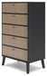 Charlang Five Drawer Chest Milwaukee Furniture of Chicago - Furniture Store in Chicago Serving Humbolt Park, Roscoe Village, Avondale, & Homan Square