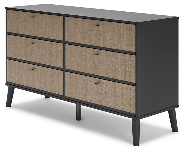 Charlang Six Drawer Dresser Milwaukee Furniture of Chicago - Furniture Store in Chicago Serving Humbolt Park, Roscoe Village, Avondale, & Homan Square