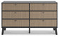 Charlang Six Drawer Dresser Milwaukee Furniture of Chicago - Furniture Store in Chicago Serving Humbolt Park, Roscoe Village, Avondale, & Homan Square