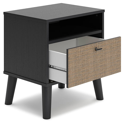 Charlang One Drawer Night Stand Milwaukee Furniture of Chicago - Furniture Store in Chicago Serving Humbolt Park, Roscoe Village, Avondale, & Homan Square