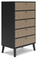 Charlang Five Drawer Chest Milwaukee Furniture of Chicago - Furniture Store in Chicago Serving Humbolt Park, Roscoe Village, Avondale, & Homan Square
