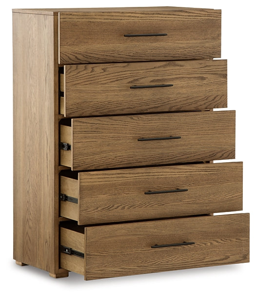 Dakmore Five Drawer Chest Milwaukee Furniture of Chicago - Furniture Store in Chicago Serving Humbolt Park, Roscoe Village, Avondale, & Homan Square