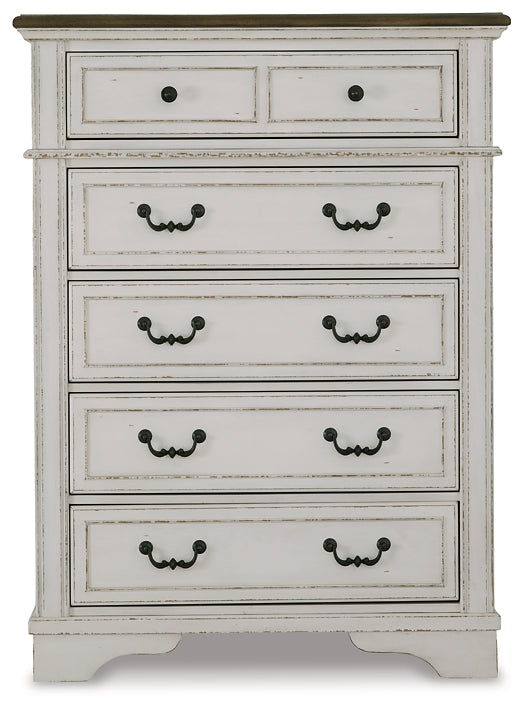 Brollyn Five Drawer Chest Milwaukee Furniture of Chicago - Furniture Store in Chicago Serving Humbolt Park, Roscoe Village, Avondale, & Homan Square
