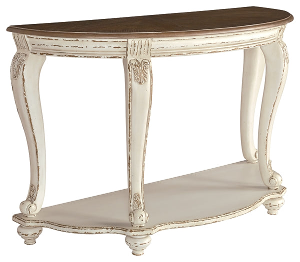 Realyn Sofa Table Milwaukee Furniture of Chicago - Furniture Store in Chicago Serving Humbolt Park, Roscoe Village, Avondale, & Homan Square