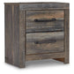 Drystan Two Drawer Night Stand Milwaukee Furniture of Chicago - Furniture Store in Chicago Serving Humbolt Park, Roscoe Village, Avondale, & Homan Square