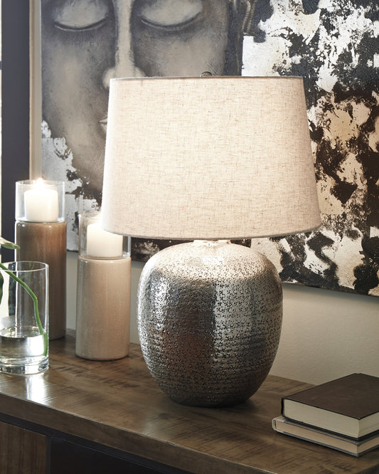 Magalie Metal Table Lamp (1/CN) Milwaukee Furniture of Chicago - Furniture Store in Chicago Serving Humbolt Park, Roscoe Village, Avondale, & Homan Square