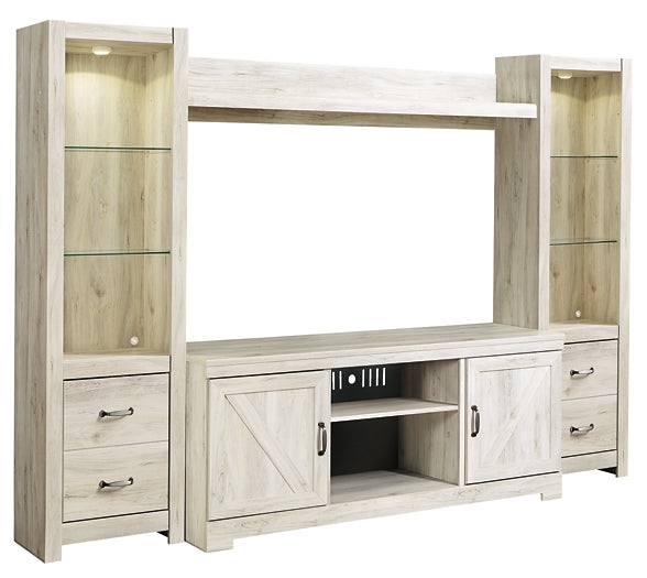 Bellaby 4-Piece Entertainment Center Milwaukee Furniture of Chicago - Furniture Store in Chicago Serving Humbolt Park, Roscoe Village, Avondale, & Homan Square