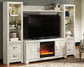 Bellaby 4-Piece Entertainment Center with Fireplace Milwaukee Furniture of Chicago - Furniture Store in Chicago Serving Humbolt Park, Roscoe Village, Avondale, & Homan Square