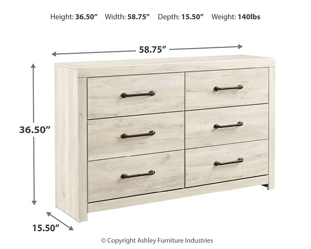 Cambeck Six Drawer Dresser Milwaukee Furniture of Chicago - Furniture Store in Chicago Serving Humbolt Park, Roscoe Village, Avondale, & Homan Square