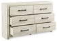 Cambeck Six Drawer Dresser Milwaukee Furniture of Chicago - Furniture Store in Chicago Serving Humbolt Park, Roscoe Village, Avondale, & Homan Square