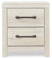 Cambeck Two Drawer Night Stand Milwaukee Furniture of Chicago - Furniture Store in Chicago Serving Humbolt Park, Roscoe Village, Avondale, & Homan Square