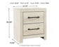 Cambeck Two Drawer Night Stand Milwaukee Furniture of Chicago - Furniture Store in Chicago Serving Humbolt Park, Roscoe Village, Avondale, & Homan Square