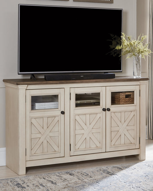 Bolanburg Large TV Stand Milwaukee Furniture of Chicago - Furniture Store in Chicago Serving Humbolt Park, Roscoe Village, Avondale, & Homan Square