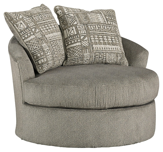 Soletren Swivel Accent Chair Milwaukee Furniture of Chicago - Furniture Store in Chicago Serving Humbolt Park, Roscoe Village, Avondale, & Homan Square