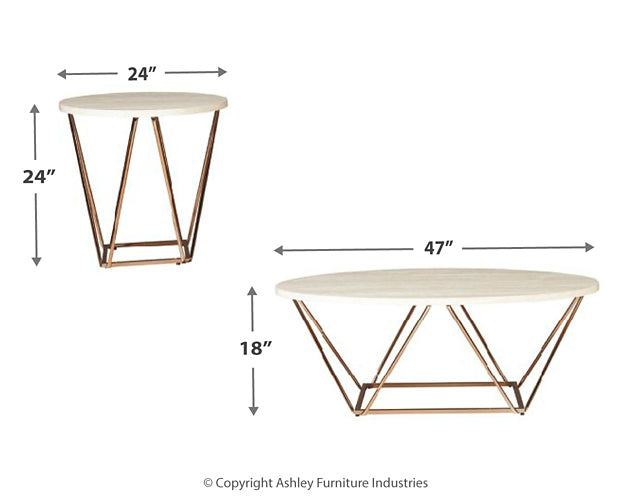 Tarica Occasional Table Set (3/CN) Milwaukee Furniture of Chicago - Furniture Store in Chicago Serving Humbolt Park, Roscoe Village, Avondale, & Homan Square