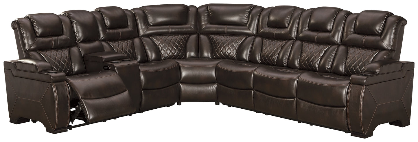 Warnerton 3-Piece Power Reclining Sectional Milwaukee Furniture of Chicago - Furniture Store in Chicago Serving Humbolt Park, Roscoe Village, Avondale, & Homan Square