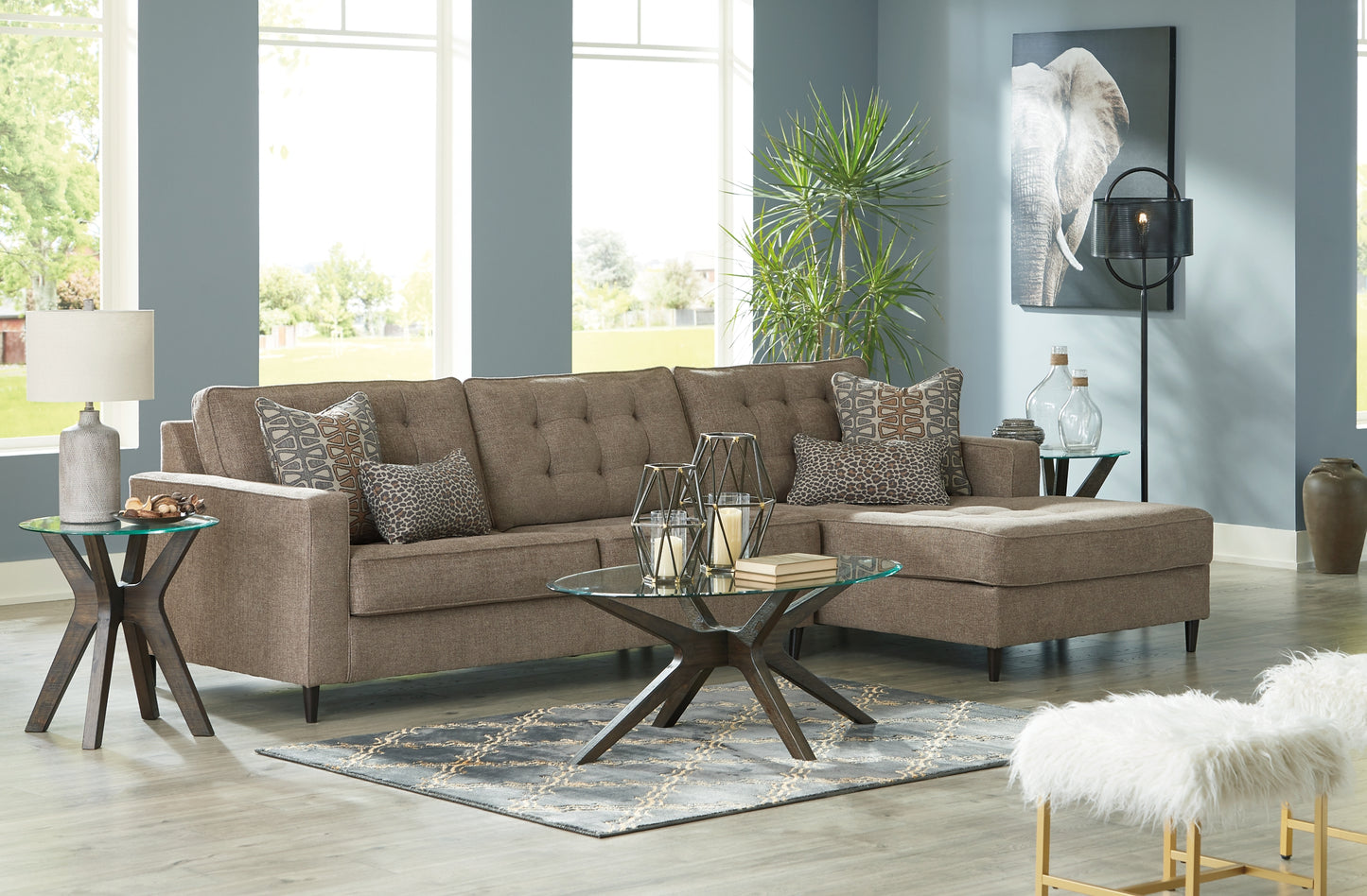 Flintshire 2-Piece Sectional with Chaise Milwaukee Furniture of Chicago - Furniture Store in Chicago Serving Humbolt Park, Roscoe Village, Avondale, & Homan Square