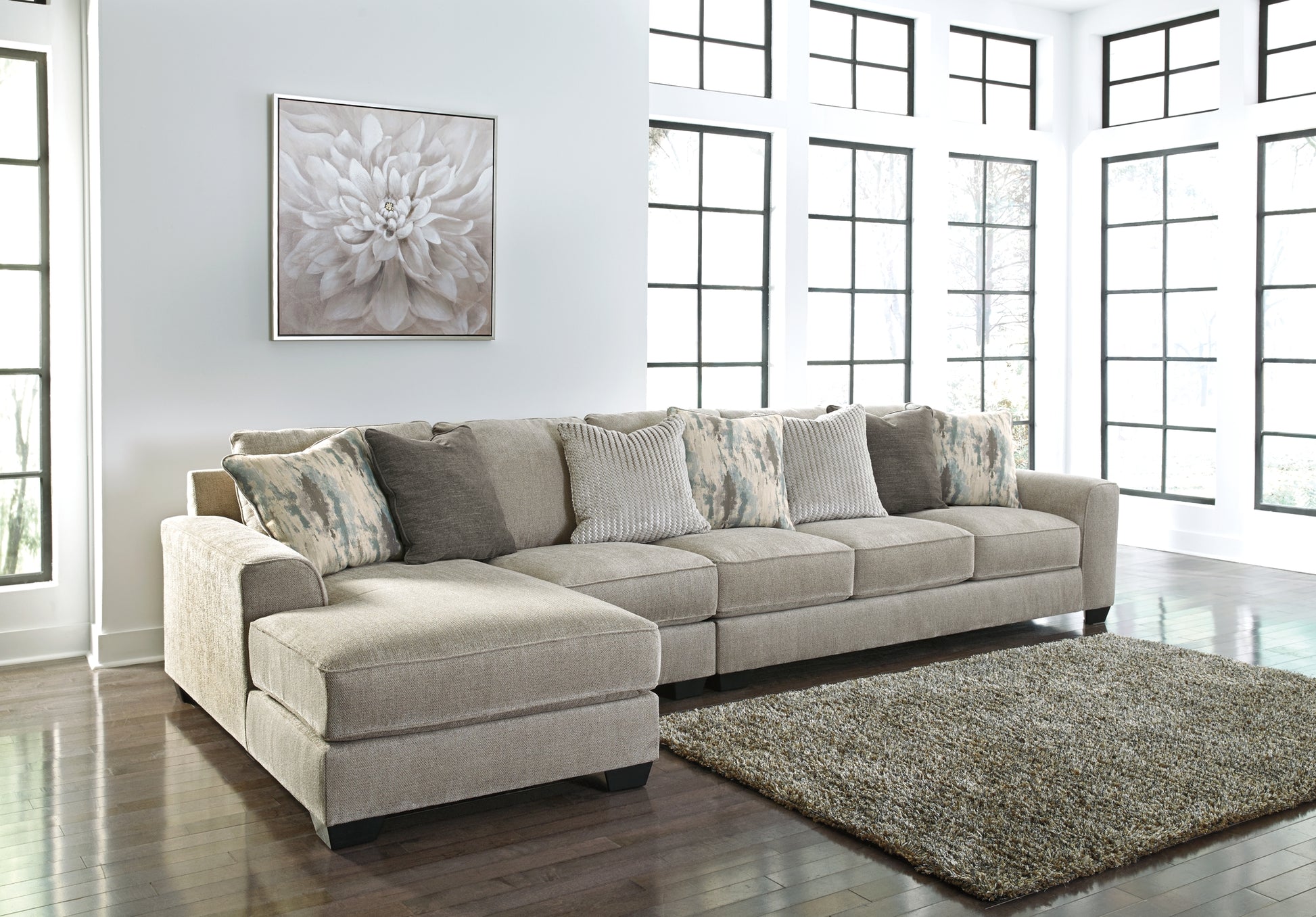 Ardsley 3-Piece Sectional with Chaise Milwaukee Furniture of Chicago - Furniture Store in Chicago Serving Humbolt Park, Roscoe Village, Avondale, & Homan Square