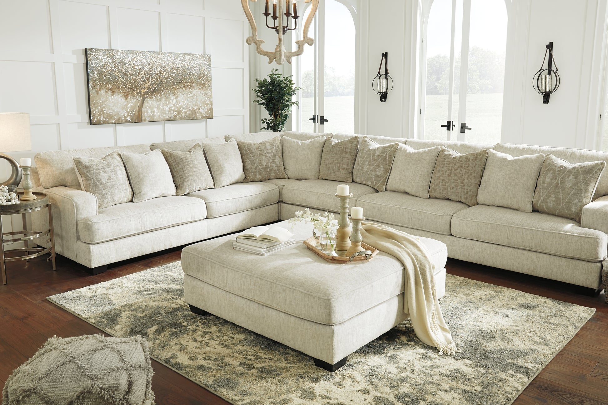 Rawcliffe Oversized Accent Ottoman Milwaukee Furniture of Chicago - Furniture Store in Chicago Serving Humbolt Park, Roscoe Village, Avondale, & Homan Square