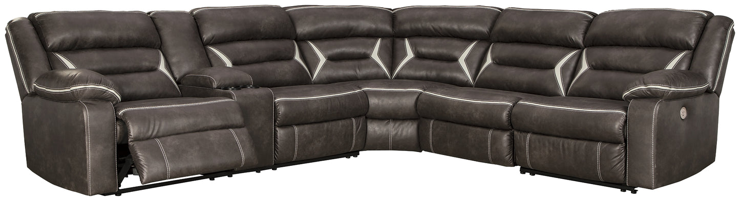 Kincord 4-Piece Power Reclining Sectional Milwaukee Furniture of Chicago - Furniture Store in Chicago Serving Humbolt Park, Roscoe Village, Avondale, & Homan Square