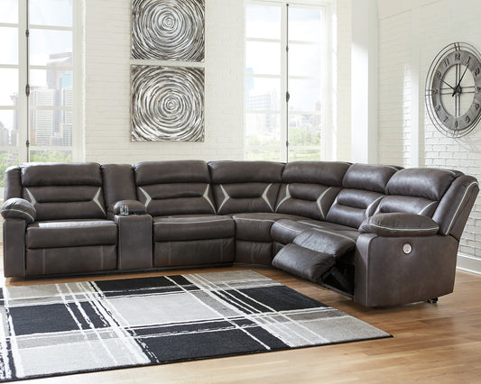 Kincord 4-Piece Power Reclining Sectional Milwaukee Furniture of Chicago - Furniture Store in Chicago Serving Humbolt Park, Roscoe Village, Avondale, & Homan Square