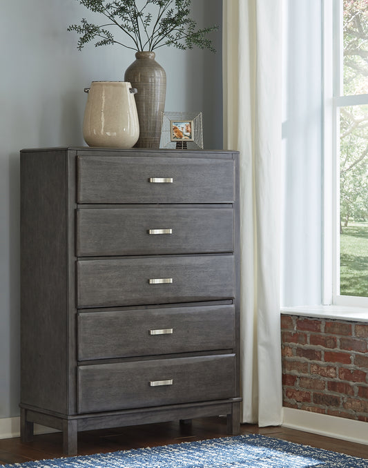 Caitbrook Five Drawer Chest Milwaukee Furniture of Chicago - Furniture Store in Chicago Serving Humbolt Park, Roscoe Village, Avondale, & Homan Square