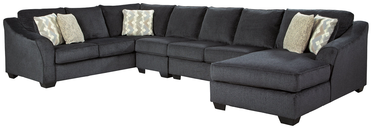 Eltmann 4-Piece Sectional with Chaise Milwaukee Furniture of Chicago - Furniture Store in Chicago Serving Humbolt Park, Roscoe Village, Avondale, & Homan Square