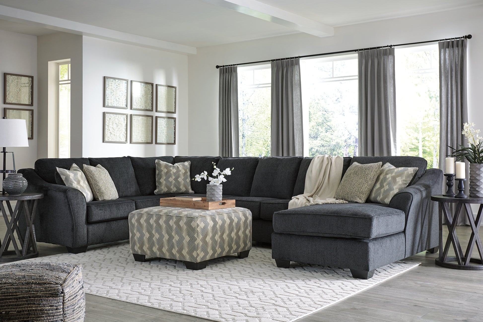 Eltmann 4-Piece Sectional with Chaise Milwaukee Furniture of Chicago - Furniture Store in Chicago Serving Humbolt Park, Roscoe Village, Avondale, & Homan Square