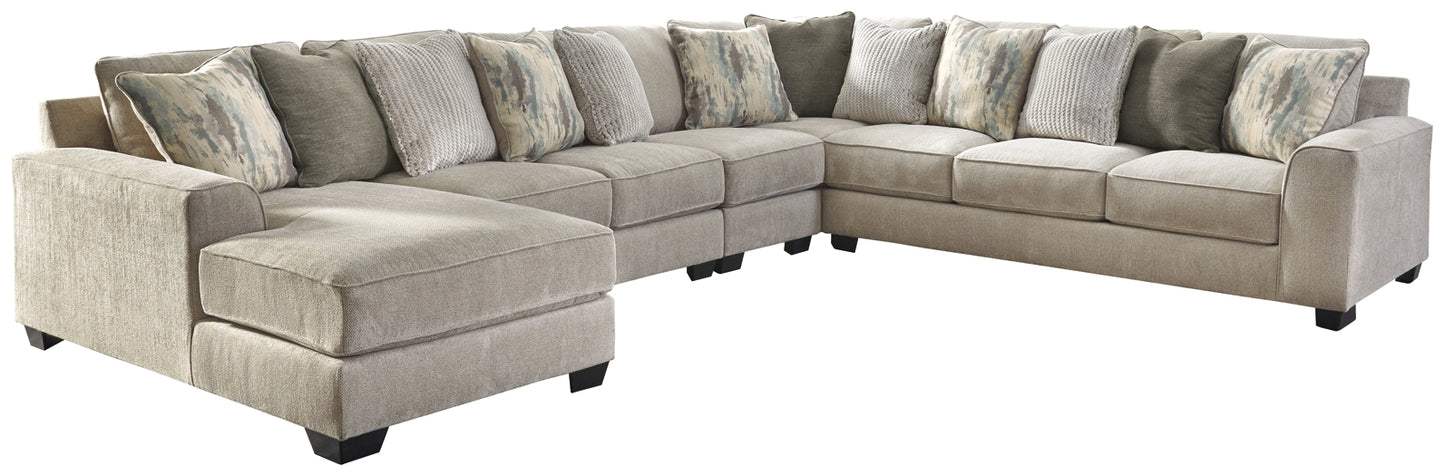 Ardsley 5-Piece Sectional with Chaise Milwaukee Furniture of Chicago - Furniture Store in Chicago Serving Humbolt Park, Roscoe Village, Avondale, & Homan Square
