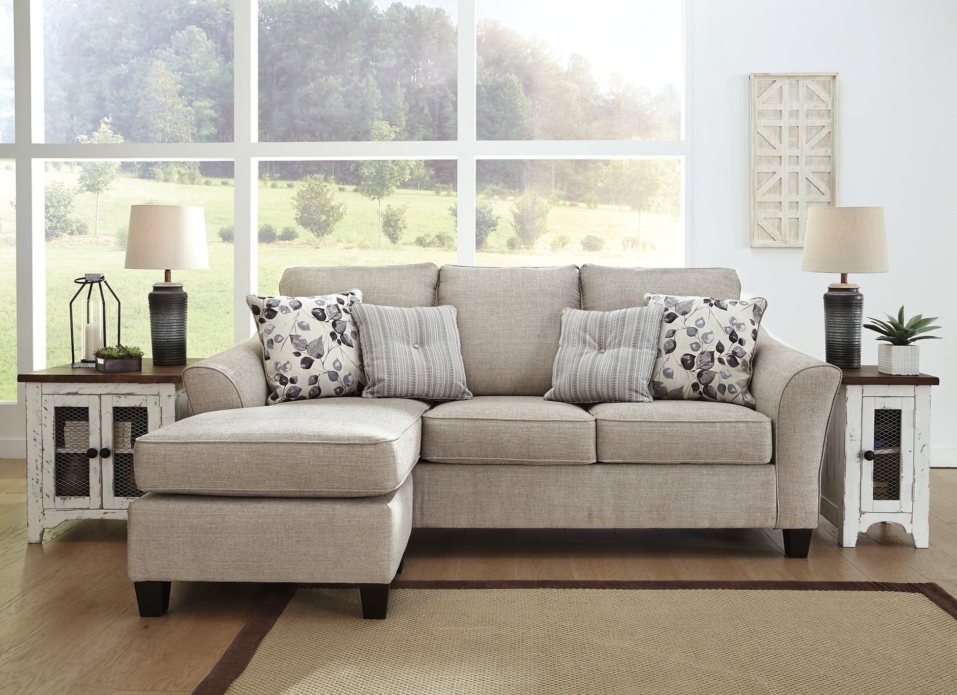 Abney Sofa Chaise Queen Sleeper Milwaukee Furniture of Chicago - Furniture Store in Chicago Serving Humbolt Park, Roscoe Village, Avondale, & Homan Square