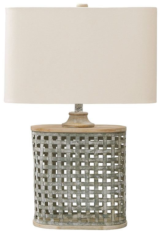 Deondra Metal Table Lamp (1/CN) Milwaukee Furniture of Chicago - Furniture Store in Chicago Serving Humbolt Park, Roscoe Village, Avondale, & Homan Square