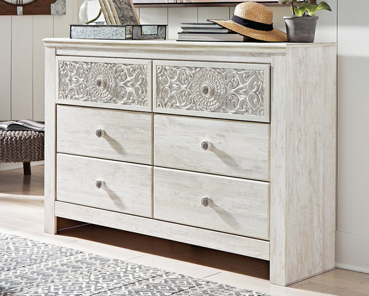 Paxberry Six Drawer Dresser Milwaukee Furniture of Chicago - Furniture Store in Chicago Serving Humbolt Park, Roscoe Village, Avondale, & Homan Square