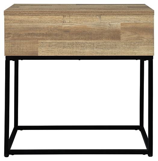Gerdanet Rectangular End Table Milwaukee Furniture of Chicago - Furniture Store in Chicago Serving Humbolt Park, Roscoe Village, Avondale, & Homan Square