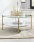 Wynora Round Cocktail Table Milwaukee Furniture of Chicago - Furniture Store in Chicago Serving Humbolt Park, Roscoe Village, Avondale, & Homan Square
