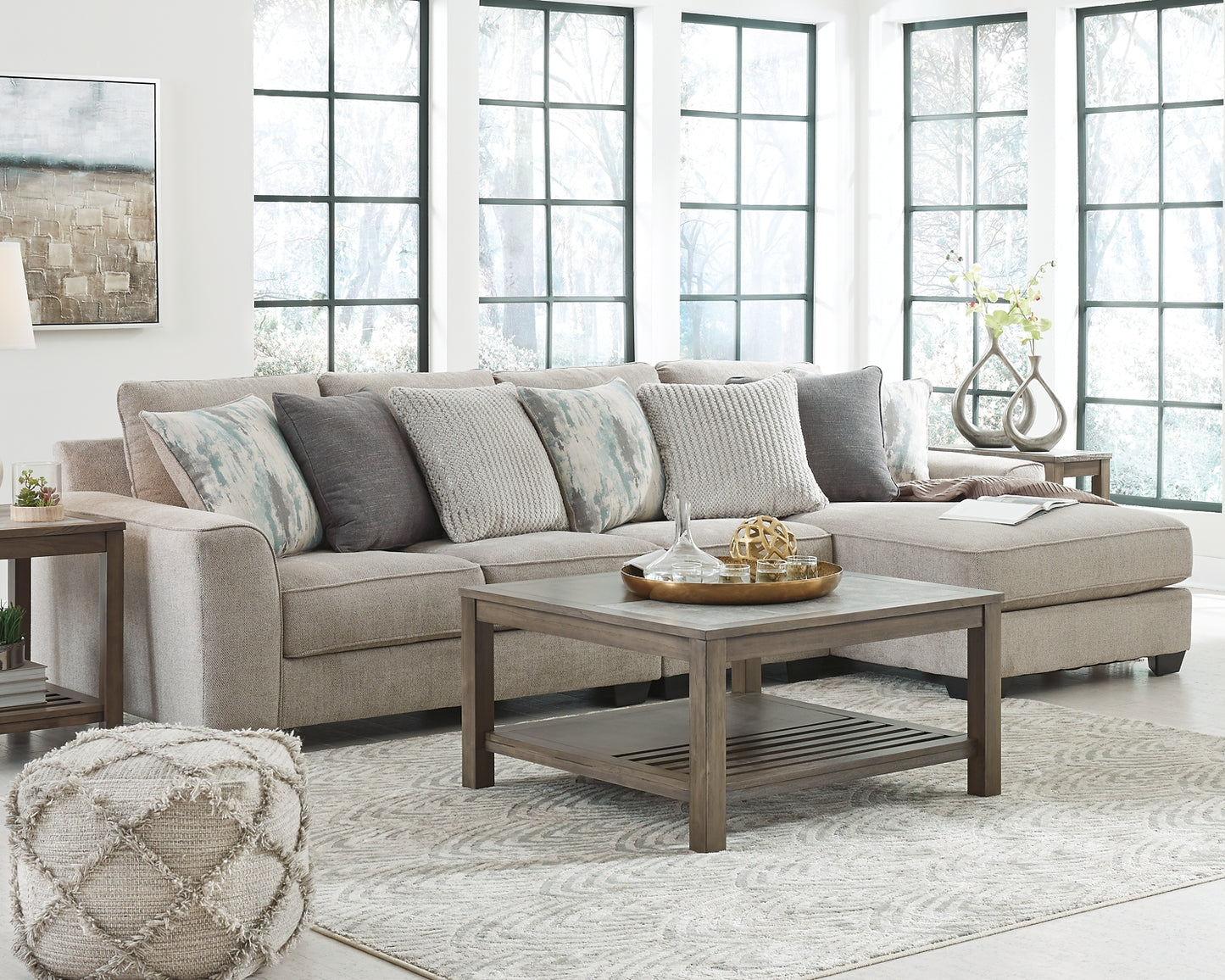 Ardsley 3-Piece Sectional with Chaise Milwaukee Furniture of Chicago - Furniture Store in Chicago Serving Humbolt Park, Roscoe Village, Avondale, & Homan Square